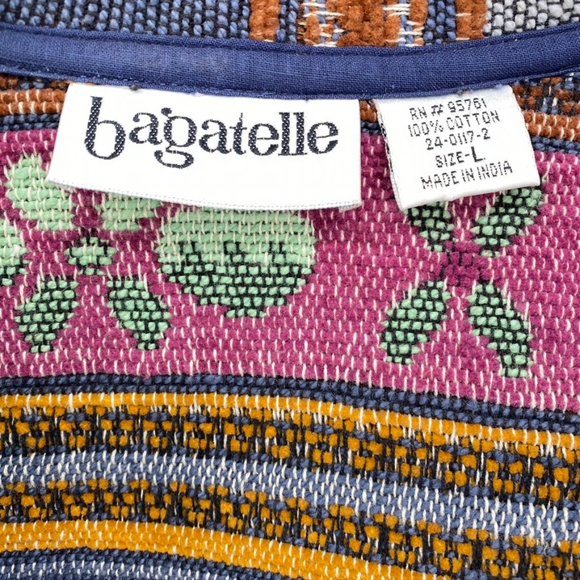 Bagatelle Handwoven Western Inspired Blanket Style Jacket - Picture 5 of 10